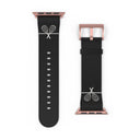 Apple Watch Band – Tennis Rackets (Black)