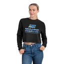 Sweatshirt — Just Breathe (Women's Cropped Crew)