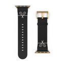 Apple Watch Band – Tennis Rackets (Black)