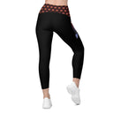 Holidays: Halloween Lady Apparition Leggings Crossover Waist with Pockets - Images On Me
