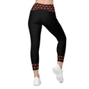 Holiday Limited: Lit Jack Halloween Leggings Crossover Waist with Pockets - Images On Me