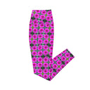 Leggings – Victoria Island Dahlia (Crossover Waist with Pockets)