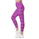 Leggings – Victoria Island Dahlia (Crossover Waist with Pockets)