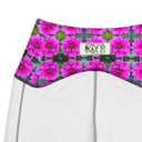 Leggings – Victoria Island Dahlia (Crossover Waist with Pockets)