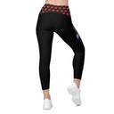Holidays: Halloween Lady Apparition Leggings Straight Waist with Pockets - Images On Me