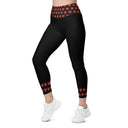 Holidays: Halloween Lit Jack Leggings Straight Waist with Pockets - Images On Me