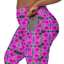 Leggings – Victoria Island Dahlia (Straight Waist with Pockets)