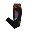 Holidays: Halloween Lady Apparition Leggings Straight Waist with Pockets - Images On Me
