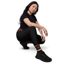 Holidays: Halloween Lit Jack Leggings Straight Waist with Pockets - Images On Me