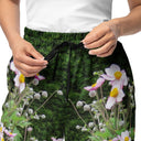 Pants – Historic Scottish Highland Castle Garden Flowers (Unisex Wide-leg Joggers)