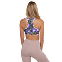 Nature: Irish Noble's Castle Lobelias Padded Sports Bra - images on me