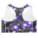 Nature: Irish Noble's Castle Lobelias Padded Sports Bra - images on me
