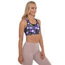 Nature: Irish Noble's Castle Lobelias Padded Sports Bra - images on me