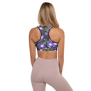 Nature: Irish Noble's Castle Lobelias Padded Sports Bra - images on me