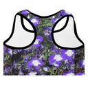 Nature: Irish Noble's Castle Lobelias Padded Sports Bra - images on me