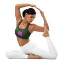 Nature: Victoria Island Dahlia Padded Sports Bra - images on me