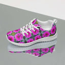 Nature: Victoria Island Dahlias Sneakers for Women - white soles - images on me