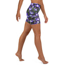 Nature: Irish Noble's Castle Lobelias Yoga Shorts - images on me