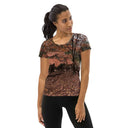 Explore: Autumn in Georgia Colors Athletic Tee for Women - images on me