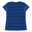 Sports Talk: Wanna Play Tennis Rackets Athletic Tee for Women (black rackets) - images on me