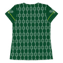 Sports Talk: Wanna Play Tennis Rackets Athletic Tee for Women (white rackets) - images on me