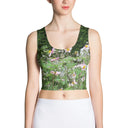 Nature: Historic Scottish Highland Castle Garden Flowers Crop Top - images on me