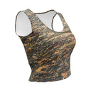 Vibe: Cliffs of Moher Nature's Pattern Crop Top - images on me