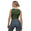 Vibe: Historic Scottish Highland Castle Garden Hedge and Flowers Crop Top - images on me
