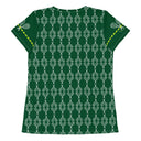 Sports Talk: Wanna Play Tennis Rackets Athletic Tee for Women (white rackets)