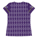 Sports Talk: Wanna Play Tennis Rackets Athletic Tee for Women (white rackets)