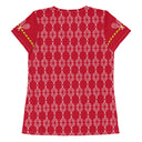 Sports Talk: Wanna Play Tennis Rackets Athletic Tee for Women (white rackets)