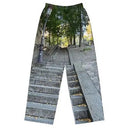 Bottom Line - Athleisure Unisex Wide-leg Pants - images on me