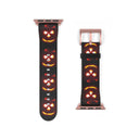 Holidays: Halloween Lit Jack Apple Watch Band - black
