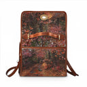 Bag — Autumn in Georgia Path (Weatherproof Canvas Shoulder Handbag)