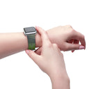 Nature of Scotland's Highland Hills Apple Watch Band - images on me