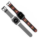 Holidays: Halloween Lit Jack Apple Watch Band - black