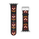 Holidays: Halloween Lit Jack Apple Watch Band - black