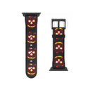 Holidays: Halloween Lit Jack Apple Watch Band - black