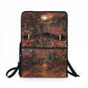 Bag — Autumn in Georgia Path (Weatherproof Canvas Shoulder Handbag)