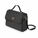Bag — Monochrome Charm (Weatherproof Canvas Shoulder Handbag)