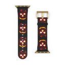 Holidays: Halloween Lit Jack Apple Watch Band - black