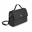 Bag — Monochrome Charm (Weatherproof Canvas Shoulder Handbag)