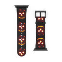 Holidays: Halloween Lit Jack Apple Watch Band - black