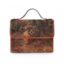 Bag — Autumn in Georgia Path (Weatherproof Canvas Shoulder Handbag)