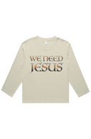 Tee We Need Jesus Sunset Women's Long Sleeve Re