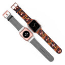 Holidays: Halloween Lit Jack Apple Watch Band - tenne