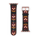 Holidays: Halloween Lit Jack Apple Watch Band - black