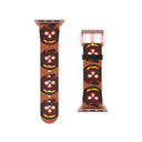 Holidays: Halloween Lit Jack Apple Watch Band - tenne
