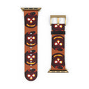 Holidays: Halloween Lit Jack Apple Watch Band - tenne