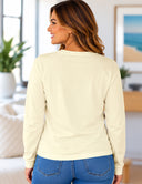 Tee – We Need Jesus – Front Only (Women's Long Sleeve Relaxed)
